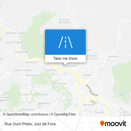 Rua Ouro Preto map
