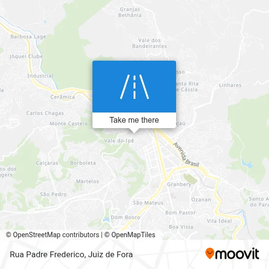 Rua Padre Frederico map