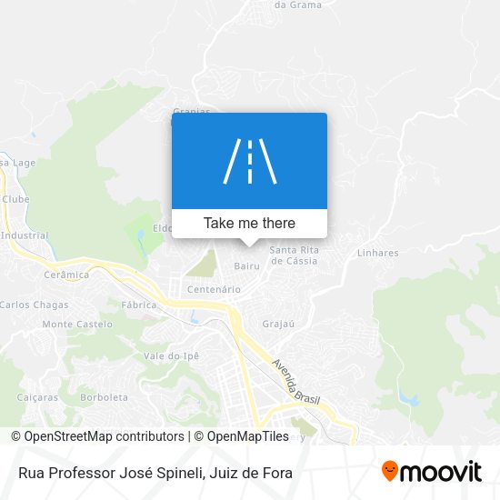 Rua Professor José Spineli map