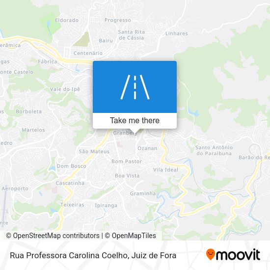 Rua Professora Carolina Coelho map