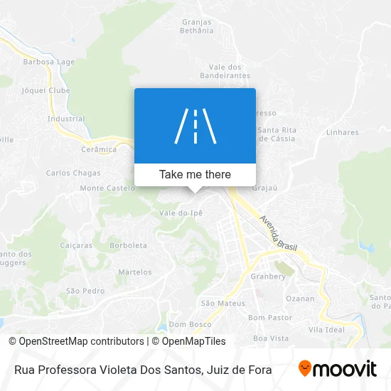 Rua Professora Violeta Dos Santos map