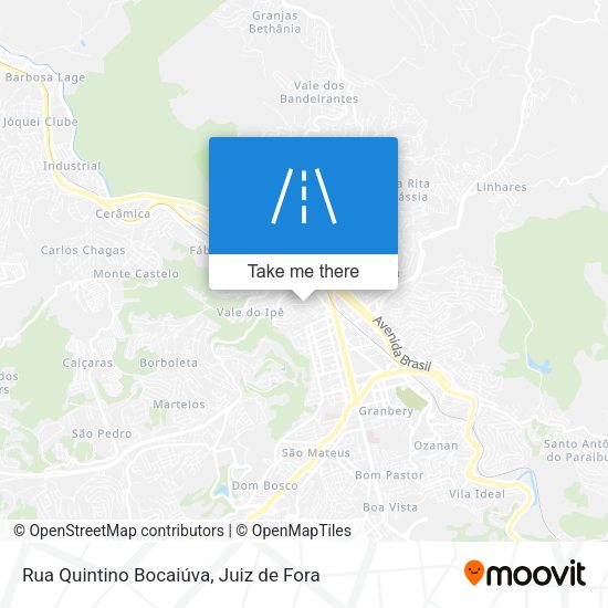 Rua Quintino Bocaiúva map