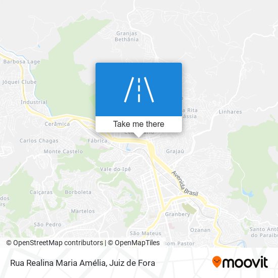 Mapa Rua Realina Maria Amélia