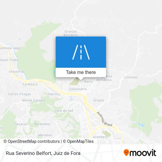 Rua Severino Belfort map