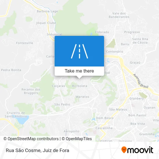 Rua São Cosme map