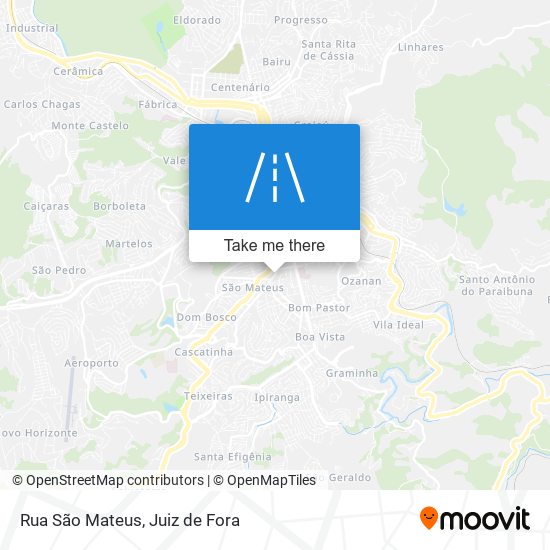 Mapa Rua São Mateus