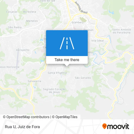 Rua U map
