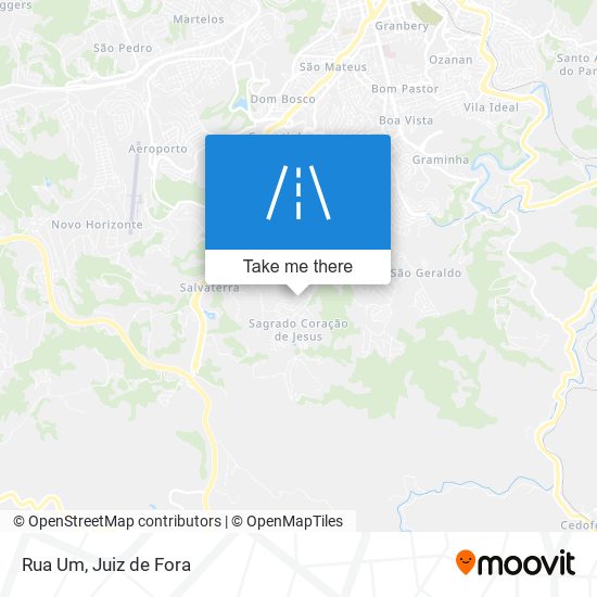 Rua Um map