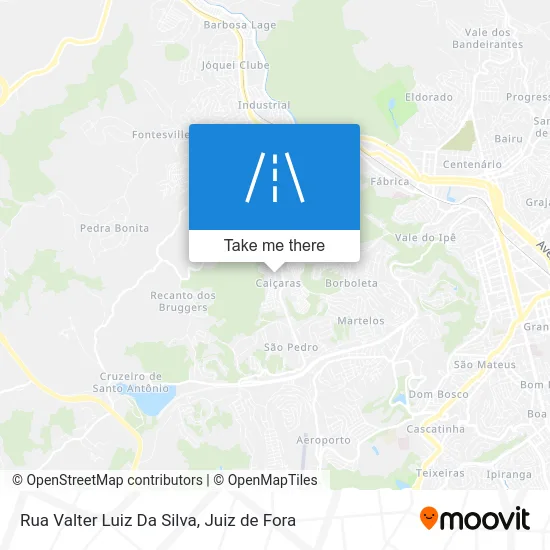 Rua Valter Luiz Da Silva map
