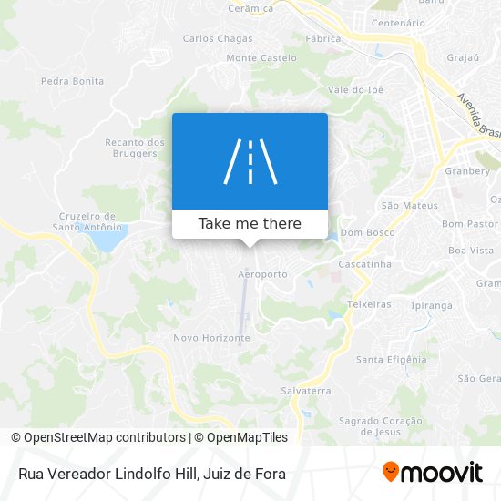 Rua Vereador Lindolfo Hill map