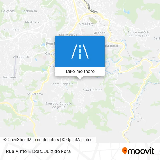 Rua Vinte E Dois map