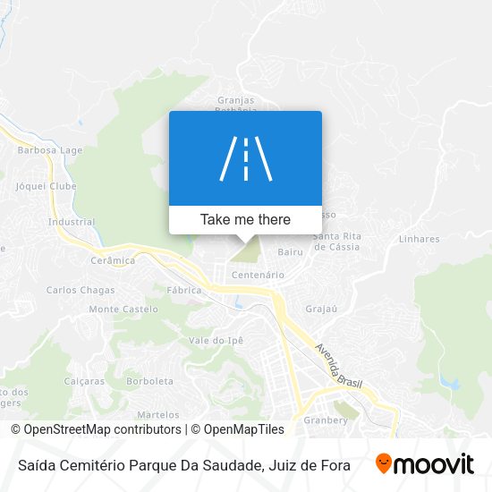 Saída Cemitério Parque Da Saudade map