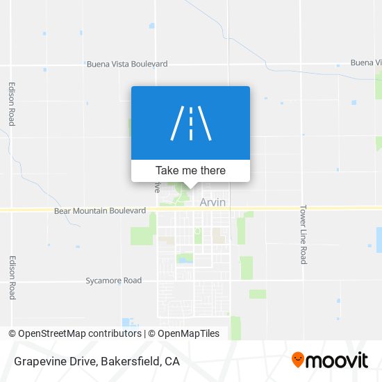 Grapevine Drive map