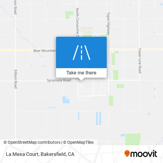 La Mesa Court map