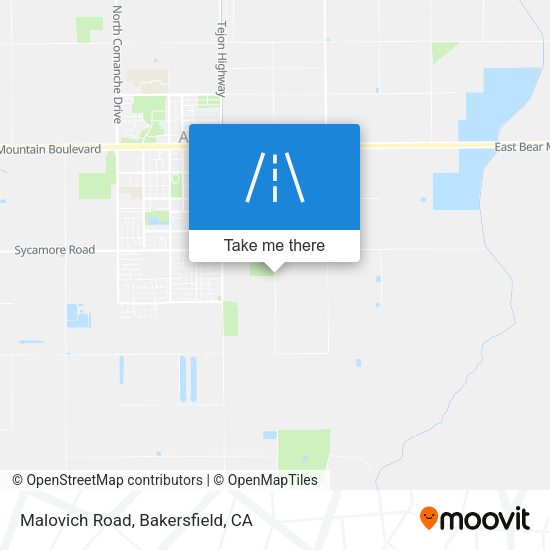 Mapa de Malovich Road