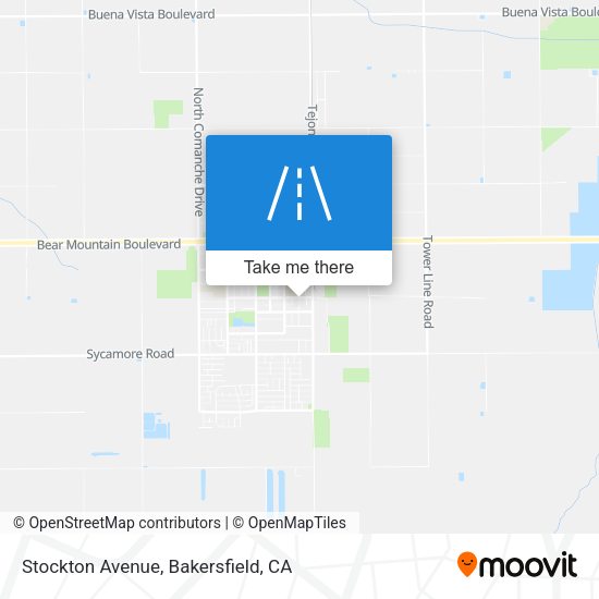 Mapa de Stockton Avenue
