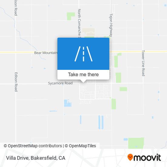 Villa Drive map