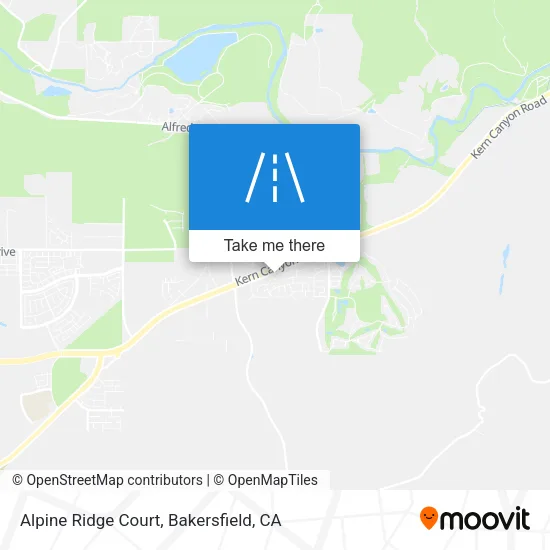Mapa de Alpine Ridge Court