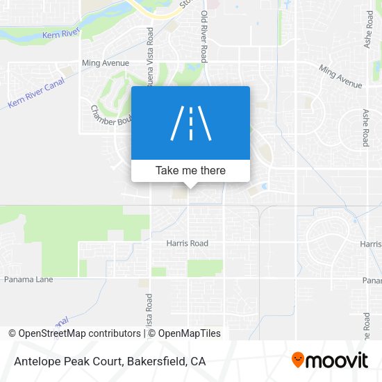 Antelope Peak Court map
