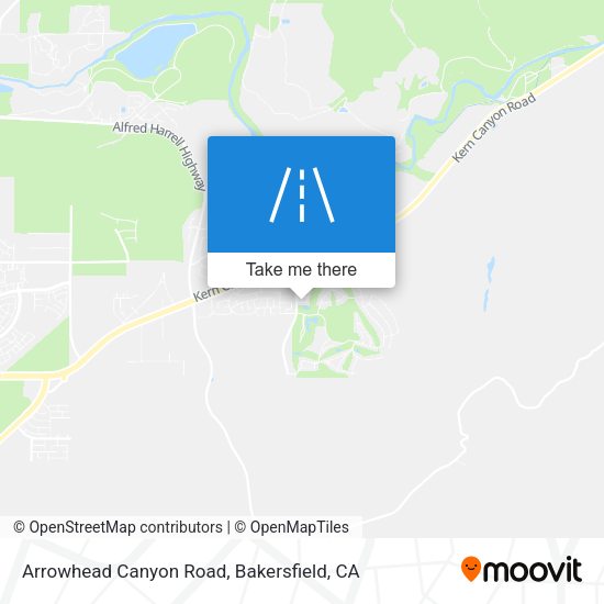 Mapa de Arrowhead Canyon Road