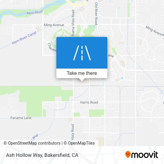 Ash Hollow Way map