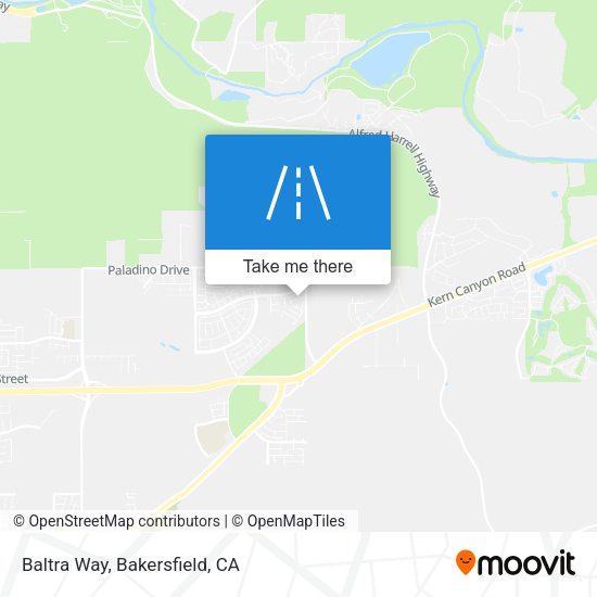 Baltra Way map