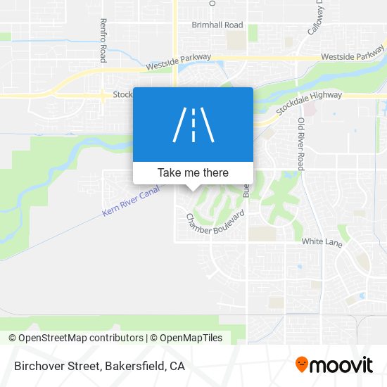 Birchover Street map