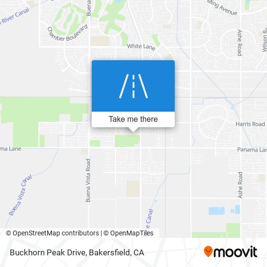 Buckhorn Peak Drive map