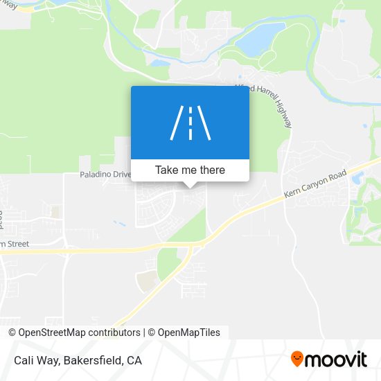 Cali Way map