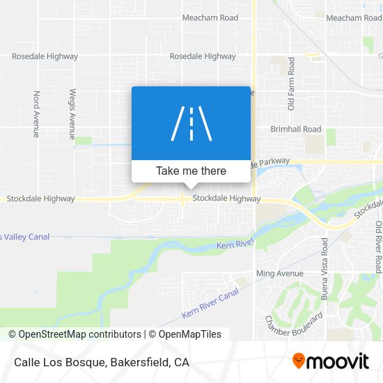 Mapa de Calle Los Bosque