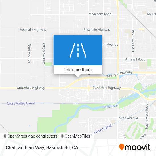Chateau Elan Way map