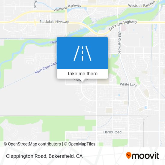 Clappington Road map