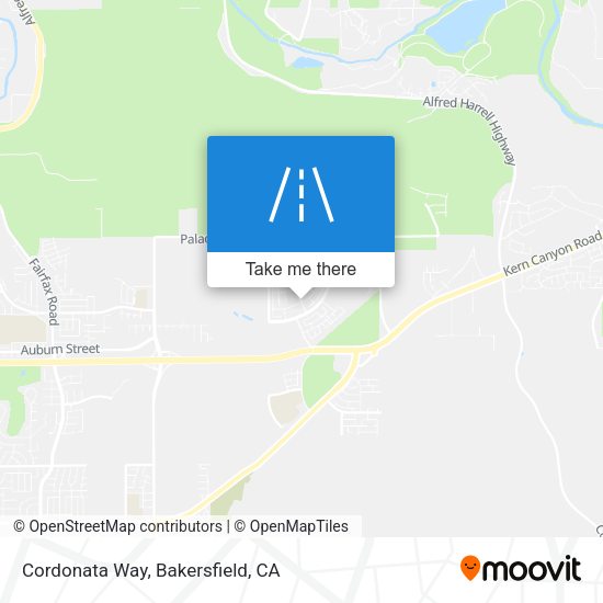 Cordonata Way map