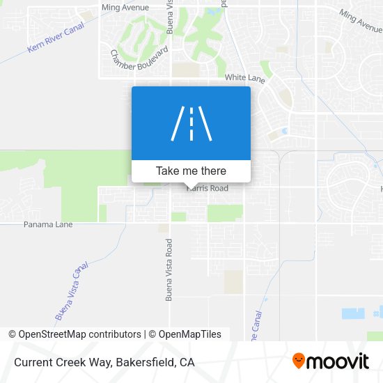 Current Creek Way map