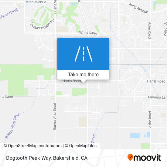 Dogtooth Peak Way map