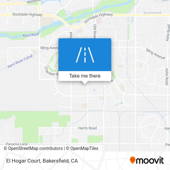 El Hogar Court map