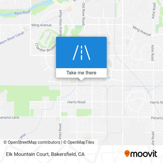 Elk Mountain Court map