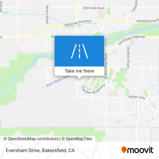 Eversham Drive map