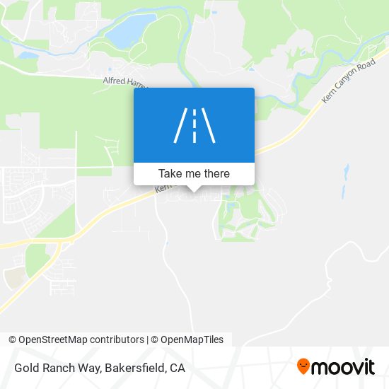 Gold Ranch Way map