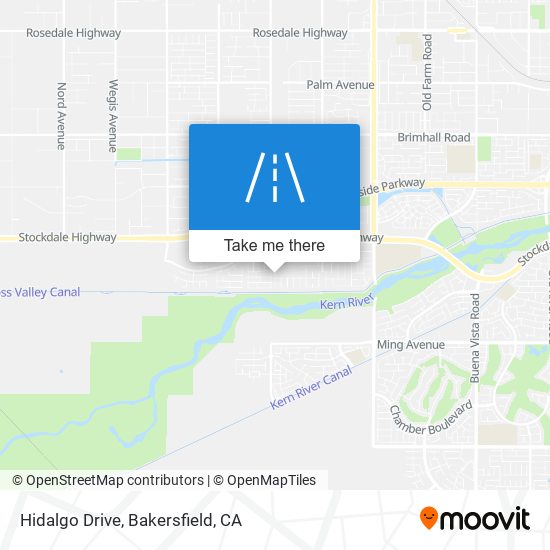 Hidalgo Drive map