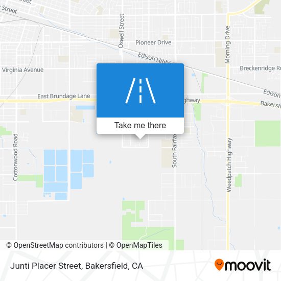 Mapa de Junti Placer Street