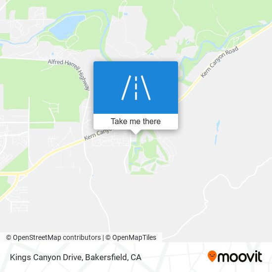 Mapa de Kings Canyon Drive