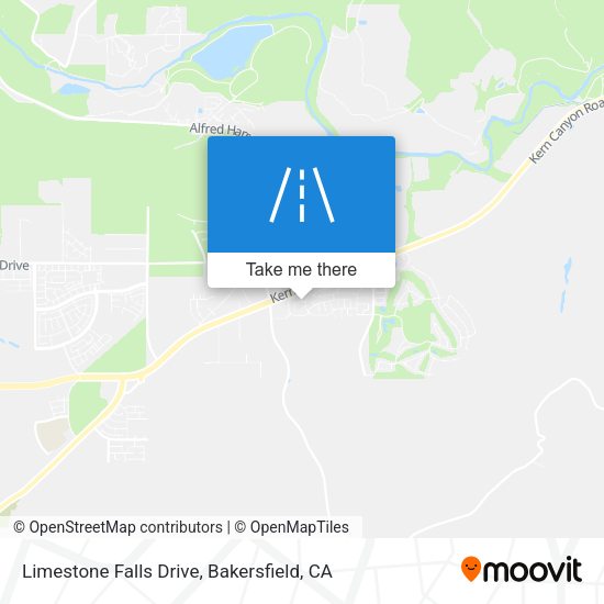 Limestone Falls Drive map
