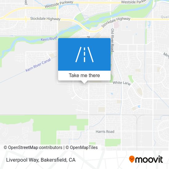 Mapa de Liverpool Way