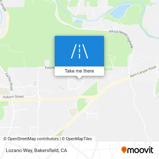 Lozano Way map