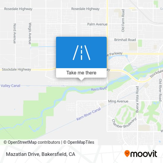 Mazatlan Drive map