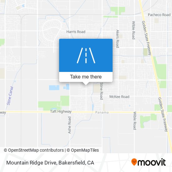 Mountain Ridge Drive map