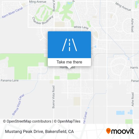Mapa de Mustang Peak Drive