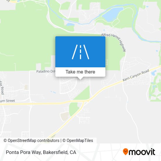 Ponta Pora Way map