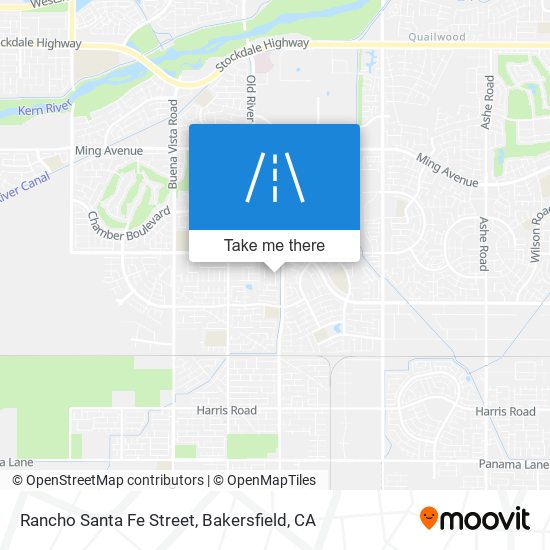 Rancho Santa Fe Street map